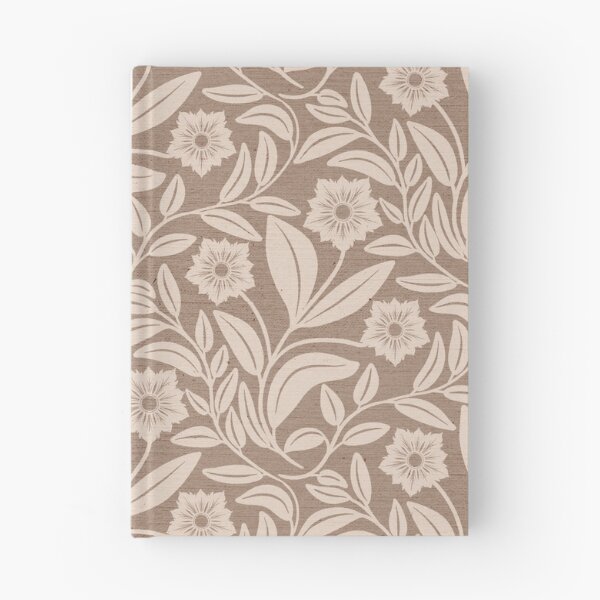 Item preview, Heritage Floral Vine Pattern in Taupe | Neutral Botanical Print designed and sold by MizzleInk.