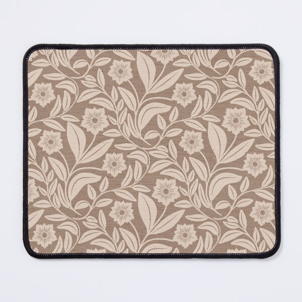 Item preview, Heritage Floral Vine Pattern in Taupe | Neutral Botanical Print designed and sold by MizzleInk.