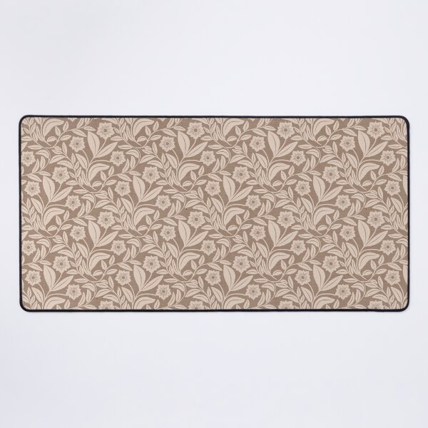 Item preview, Heritage Floral Vine Pattern in Taupe | Neutral Botanical Print designed and sold by MizzleInk.