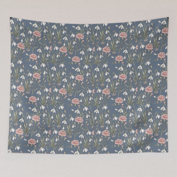 Item preview, January Birth Flower Shirt – Snowdrop Carnation Botanical Birthday Tee designed and sold by DmaarGroup.