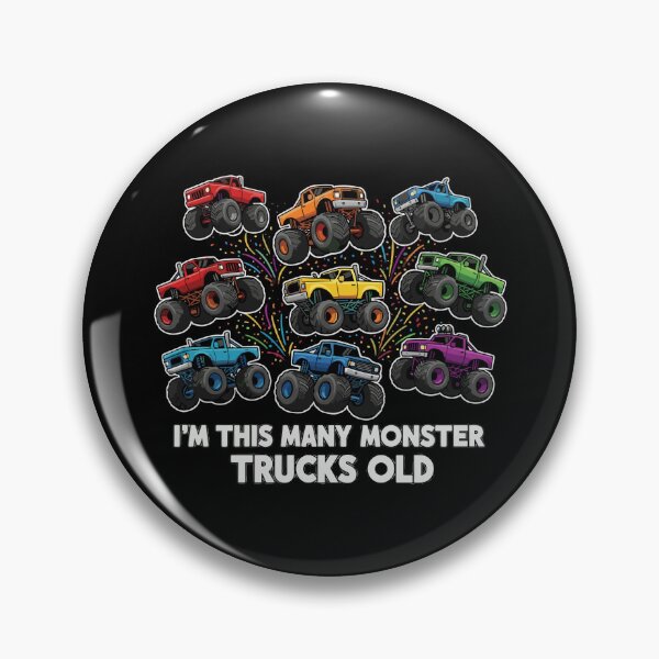 Item preview, I'm This Many Monster Trucks Old Kids 9th Birthday designed and sold by PopStars1993.