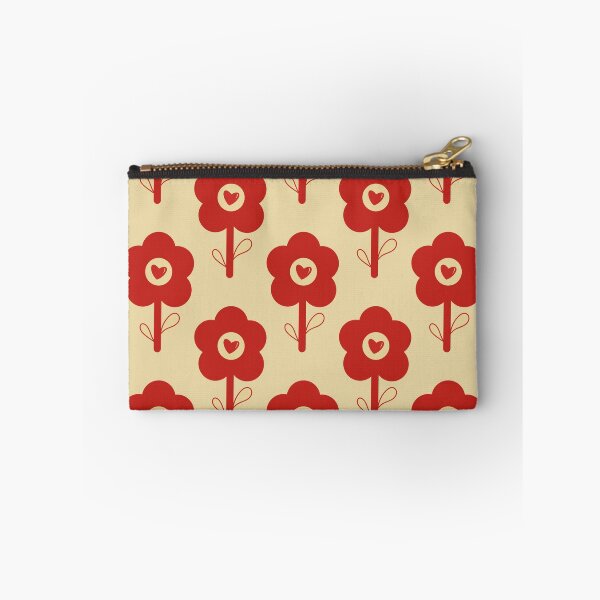 Item preview, Je suis solo - Simple vintage red flowers E9 designed and sold by StefanStudioArt.