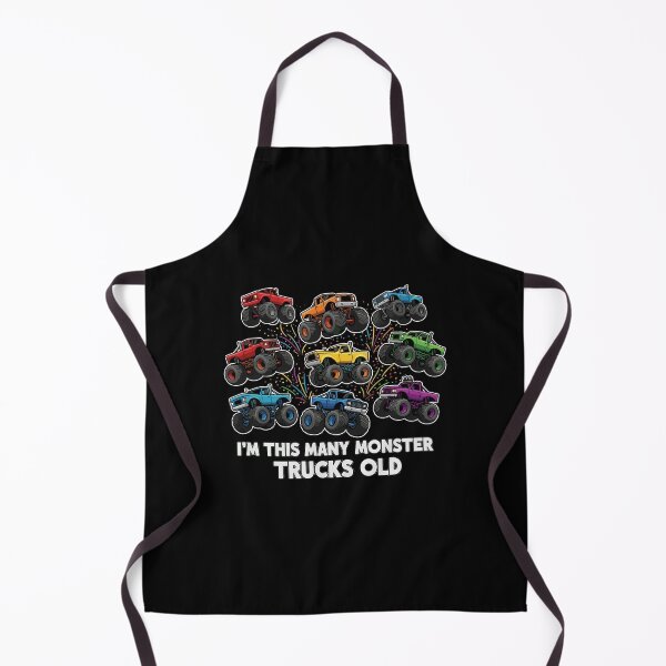Item preview, I'm This Many Monster Trucks Old Kids 9th Birthday designed and sold by PopStars1993.