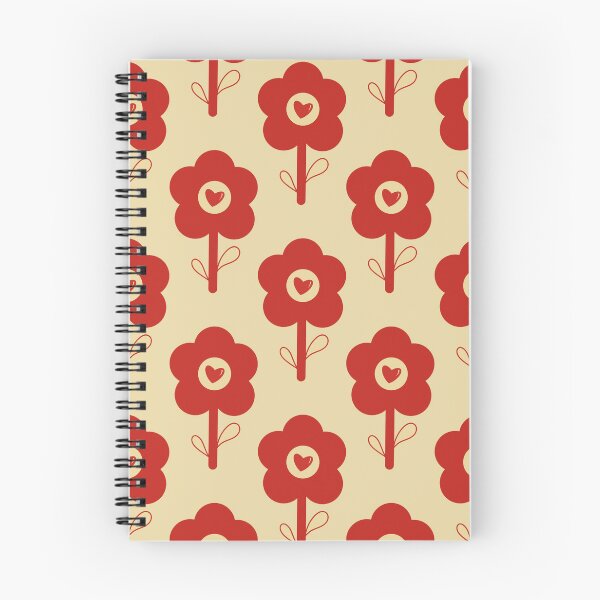 Item preview, Je suis solo - Simple vintage red flowers E9 designed and sold by StefanStudioArt.