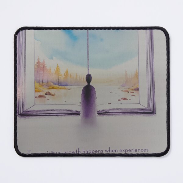 Item preview, True Spiritual Growth - Open Book Watercolor Art designed and sold by Rahul Art Studio.