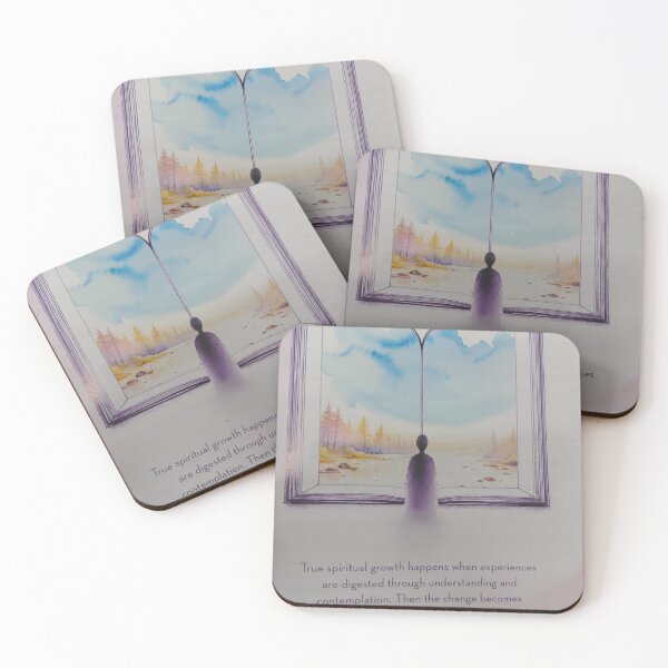 Item preview, True Spiritual Growth - Open Book Watercolor Art designed and sold by Rahul Art Studio.