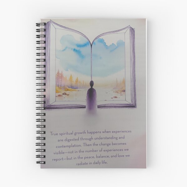 Item preview, True Spiritual Growth - Open Book Watercolor Art designed and sold by Rahul Art Studio.