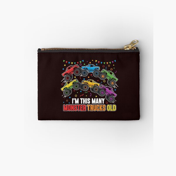 Item preview, I'm This Many Monster Trucks Old Birthday Monster Truck Kids Boy Celebration designed and sold by PopStars1993.