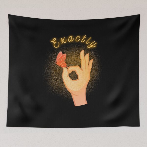 Item preview, Exactly - Golden Magic Butterfly Touch Art designed and sold by Exactly Studio.
