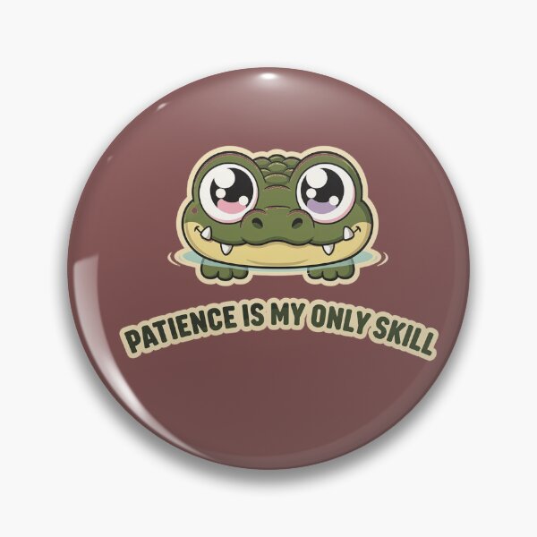 Item preview, Adorable chibi-style crocodile designed and sold by North Thread.