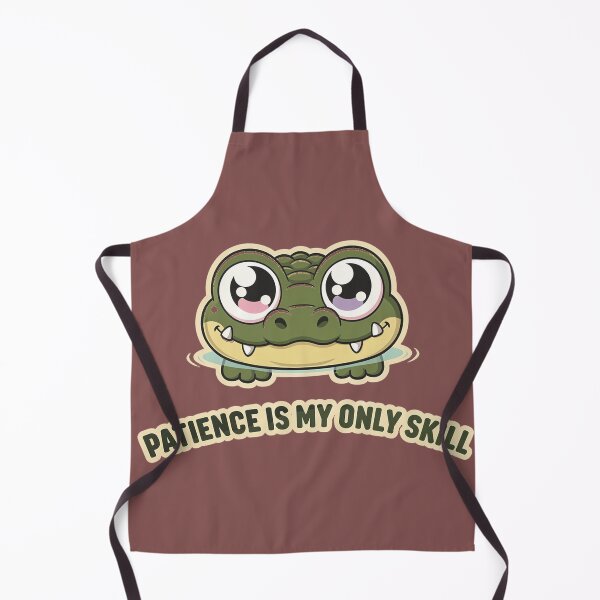 Item preview, Adorable chibi-style crocodile designed and sold by North Thread.