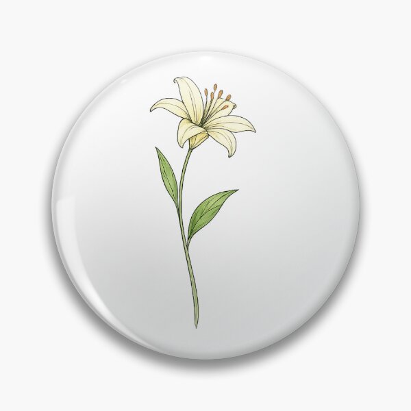 Item preview, Lily flower in color designed and sold by Side Quest Co..