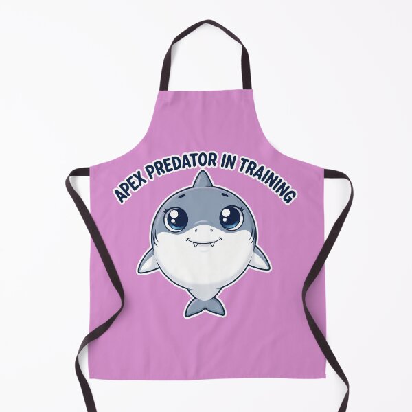 Item preview, Cute chibi-style great white shark character designed and sold by North Thread.