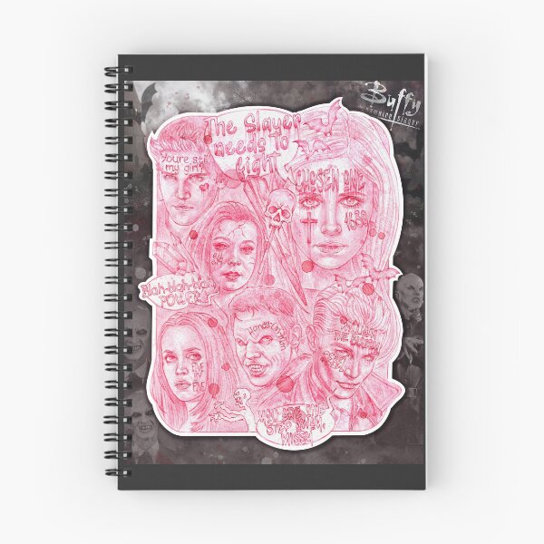Item preview, VAMPIRE SLAYER CHOSEN ONE RED INK POSTER designed and sold by MariInk.