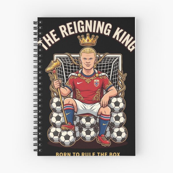 Item preview, The Reigning King erling Soccer Goal Caricature erling haaland designed and sold by thenewall.