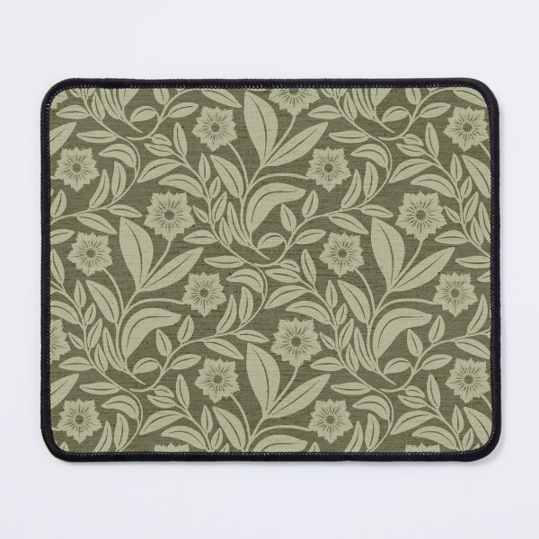 Item preview, Heritage Floral Vine Pattern in Sage Green | Muted Botanical Print designed and sold by MizzleInk.