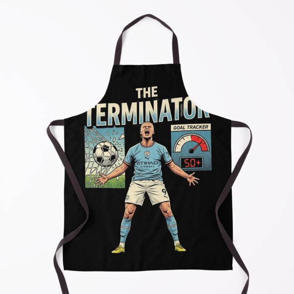 Item preview, The Terminator erling Football Striker Goal Tracker haaland designed and sold by thenewall.
