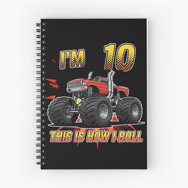 Item preview, I'm 10 This Is How I Roll Monster Truck Birthday Boy Girl Ten Year Old designed and sold by PopStars1993.