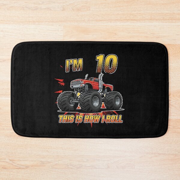 Item preview, I'm 10 This Is How I Roll Monster Truck Birthday Boy Girl Ten Year Old designed and sold by PopStars1993.