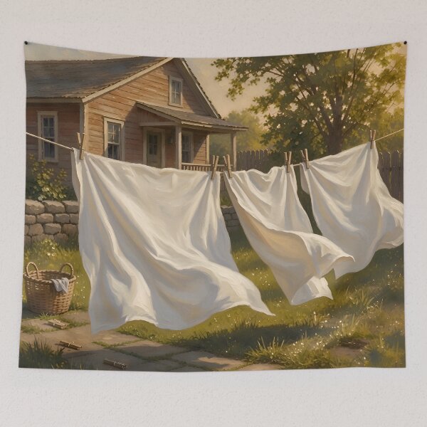 Item preview, White Linens on the Linens designed and sold by TinCatOutPost.