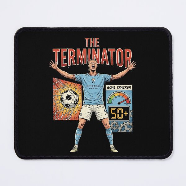 Item preview, The Terminator erling haaland Football Striker Goal Machine designed and sold by thenewall.