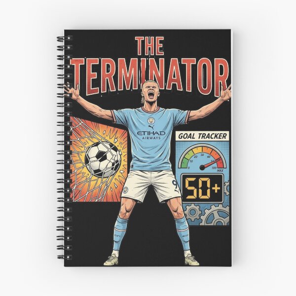 Item preview, The Terminator erling haaland Football Striker Goal Machine designed and sold by thenewall.