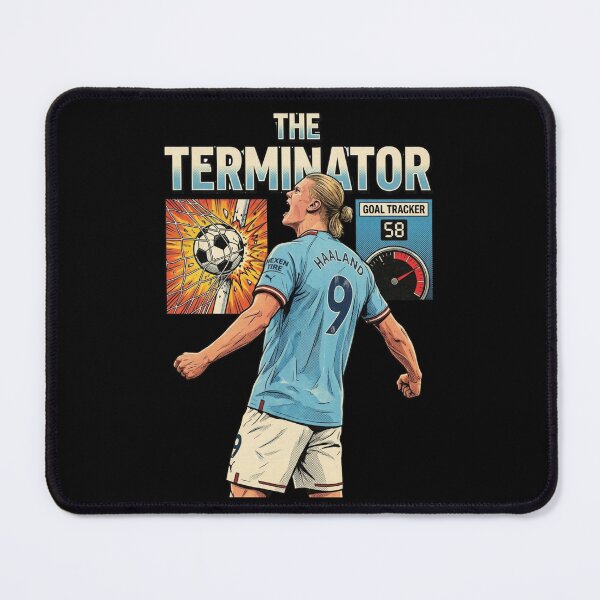 Item preview, The Terminator Haaland Number 9 Comic Art erling designed and sold by thenewall.