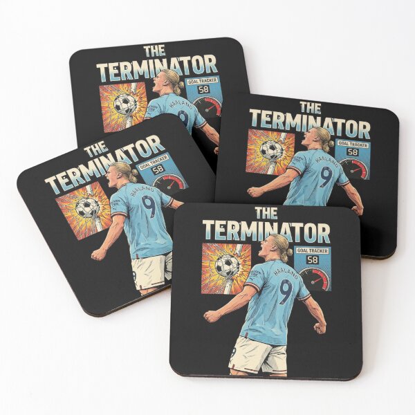 Item preview, The Terminator Haaland Number 9 Comic Art erling designed and sold by thenewall.