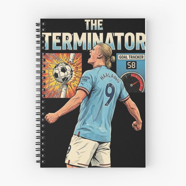 Item preview, The Terminator Haaland Number 9 Comic Art erling designed and sold by thenewall.