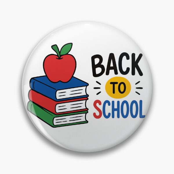 Item preview, Back to School Books and Apple Sticker designed and sold by Mikoff04-arts.