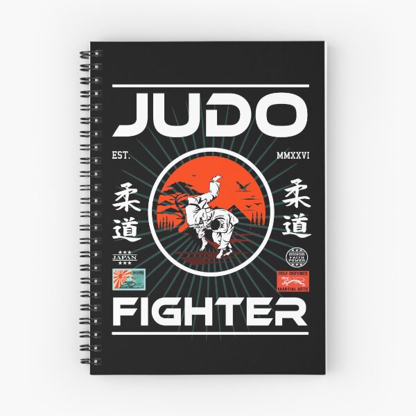 Artikelvorschau, Judo Fighter Design mit Kanji für Judoka entworfen und verkauft von RetroMaritalArt.