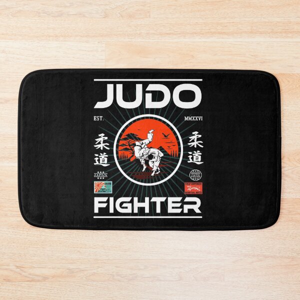 Artikelvorschau, Judo Fighter Design mit Kanji für Judoka entworfen und verkauft von RetroMaritalArt.