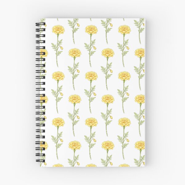 Item preview, Marigold in delicate botanical detail designed and sold by Side Quest Co..