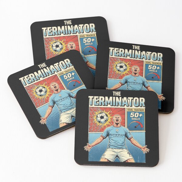 Item preview, The Terminator erling haaland Football Striker Pop Art  designed and sold by thenewall.