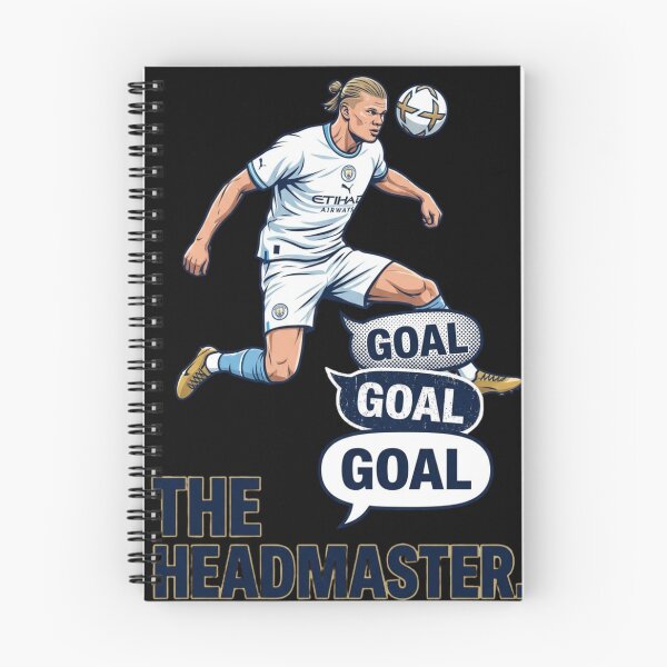 Item preview, The Headmaster Football Striker Volley Art erling haaland designed and sold by thenewall.