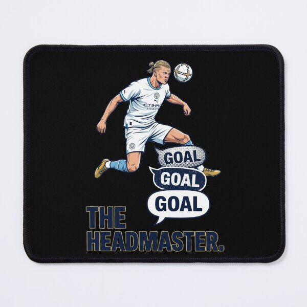 Item preview, The Headmaster Football Striker Volley Art erling haaland designed and sold by thenewall.