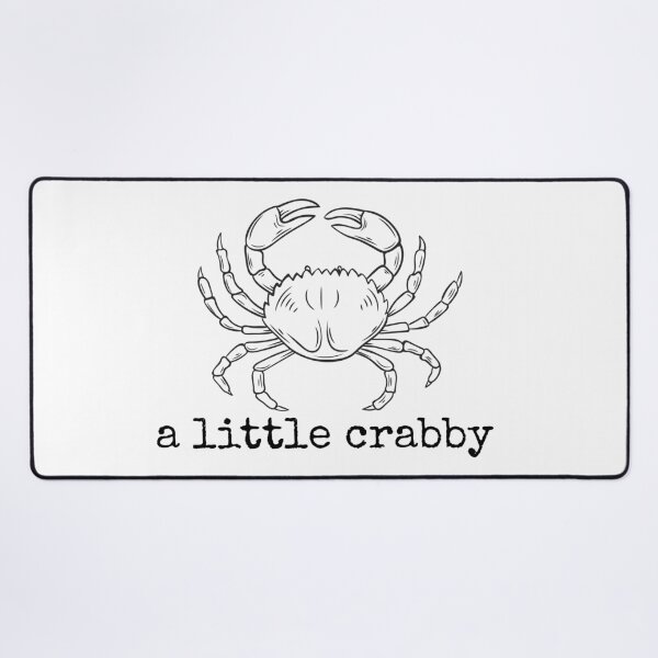 Item preview, Funny Beach Shirt A Little Crabby Minimalist Meme Art designed and sold by tarzbol.