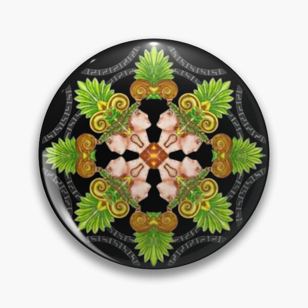 Item preview, Neoclassical Roman Cherub & Acanthus Mandala designed and sold by ReemArtX .