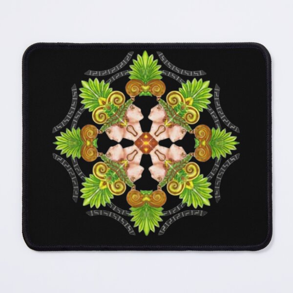 Item preview, Neoclassical Roman Cherub & Acanthus Mandala designed and sold by ReemArtX .