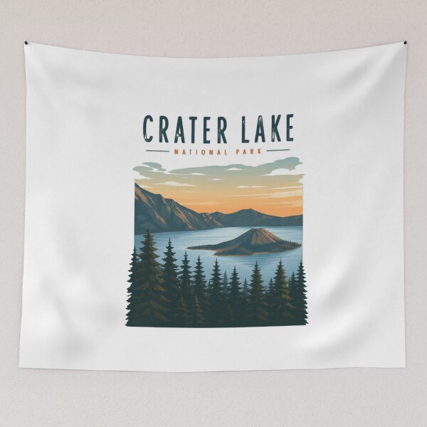 Item preview, Crater Lake National Park Oregon Travel Outdoors Hiking Explorer designed and sold by Simsimah26Parks.