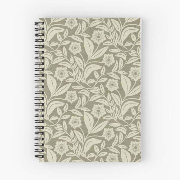 Item preview, Heritage Floral Vine Pattern in Grey | Timeless Botanical Print designed and sold by MizzleInk.