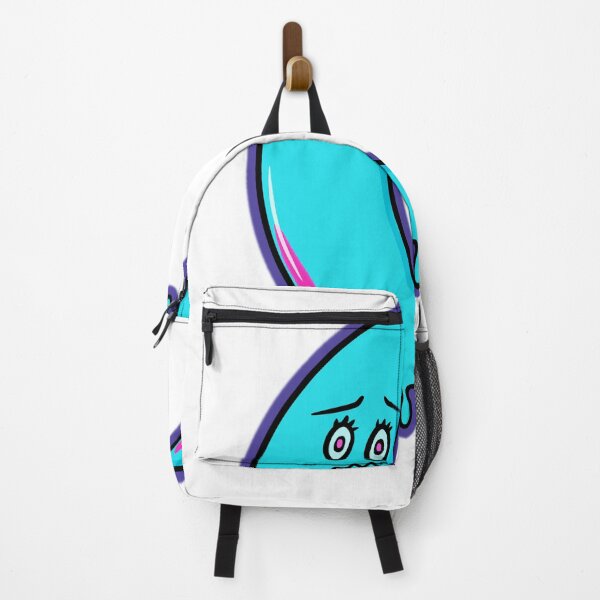 Item preview, Melting Anxious Moon - Cute Sad Crescent Sticker designed and sold by JessiDrips Designs.