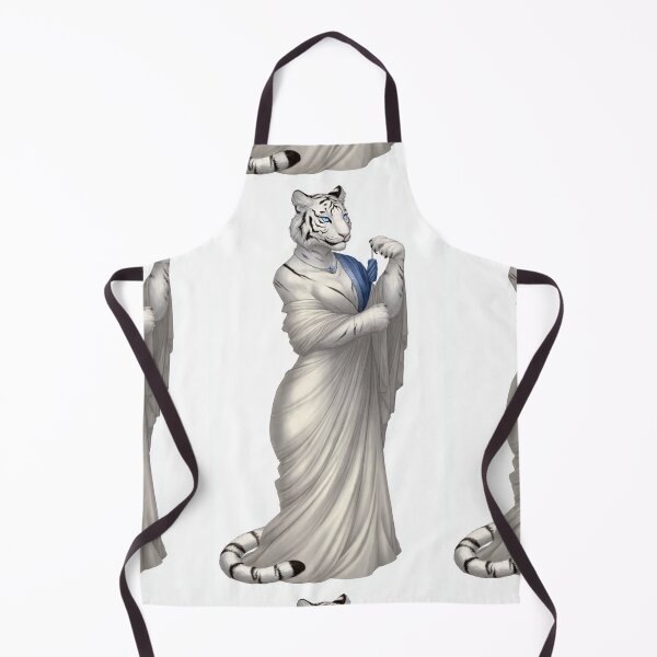 Item preview, Azure Whisper Tigress — Elegant White Tiger Fantasy Portrait designed and sold by TreatLLC.