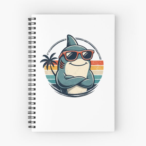 Item preview, Cool Retro Shark Wearing Sunglasses Vintage designed and sold by Moizento.