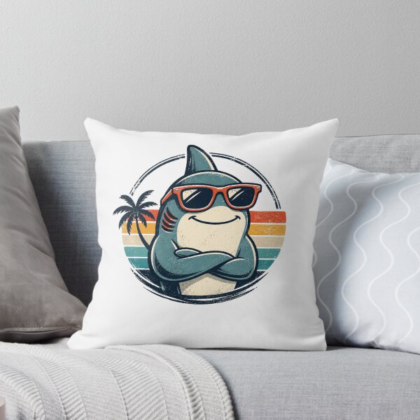 Item preview, Cool Retro Shark Wearing Sunglasses Vintage designed and sold by Moizento.