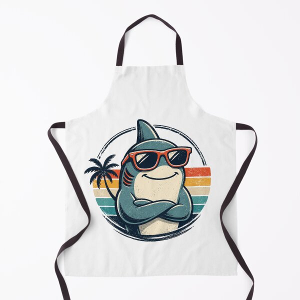 Item preview, Cool Retro Shark Wearing Sunglasses Vintage designed and sold by Moizento.