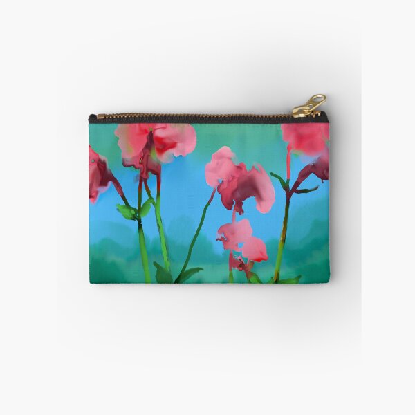 Item preview, Pink Sweet Pea Flowers Painterly Garden Illustration designed and sold by BuckaBaby.