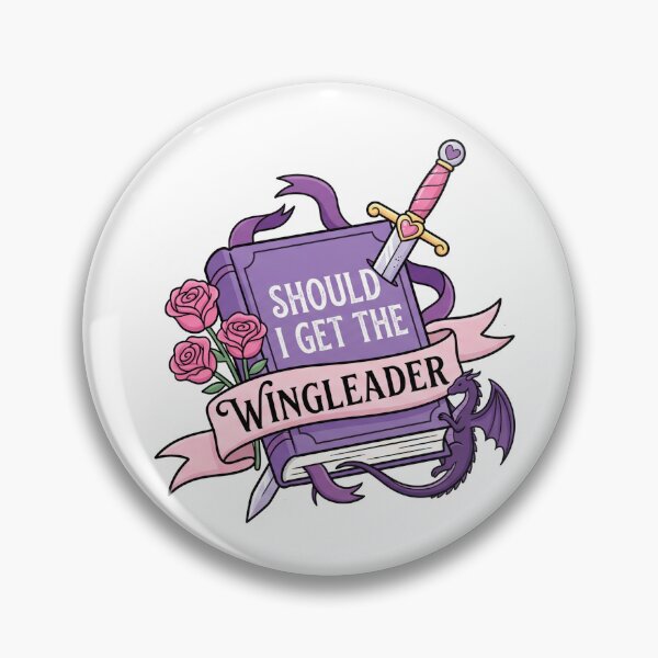 Item preview, Should I Get The Wingleader? - Romantasy Quote designed and sold by LunnaAtica.