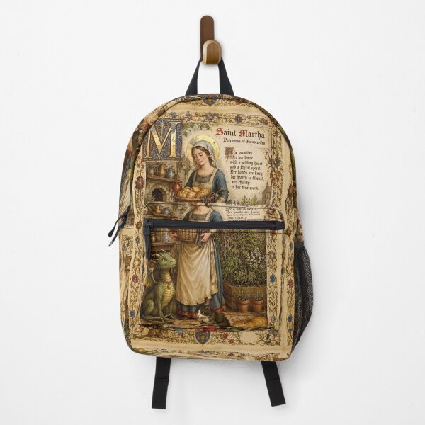 Item preview, Saint Martha and the Tarasque - Medieval illuminated manuscript designed and sold by Natalia-Vlad.