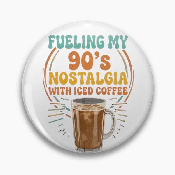 Item preview, 90s Nostalgia Iced Coffee Lover Millennial Quote designed and sold by NikaRka.